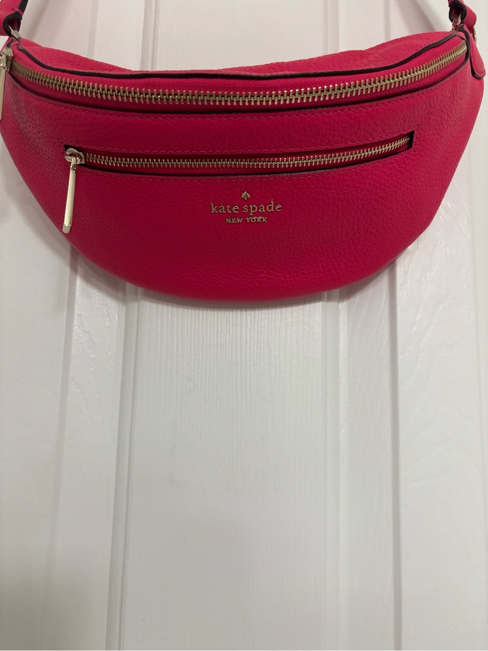 Kate Spade New York Hot Pink Leather Belt Bag